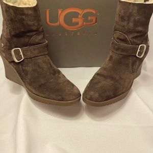 UGG wedge boots, great condition